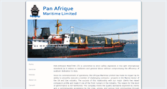Desktop Screenshot of panafriquemaritime.com